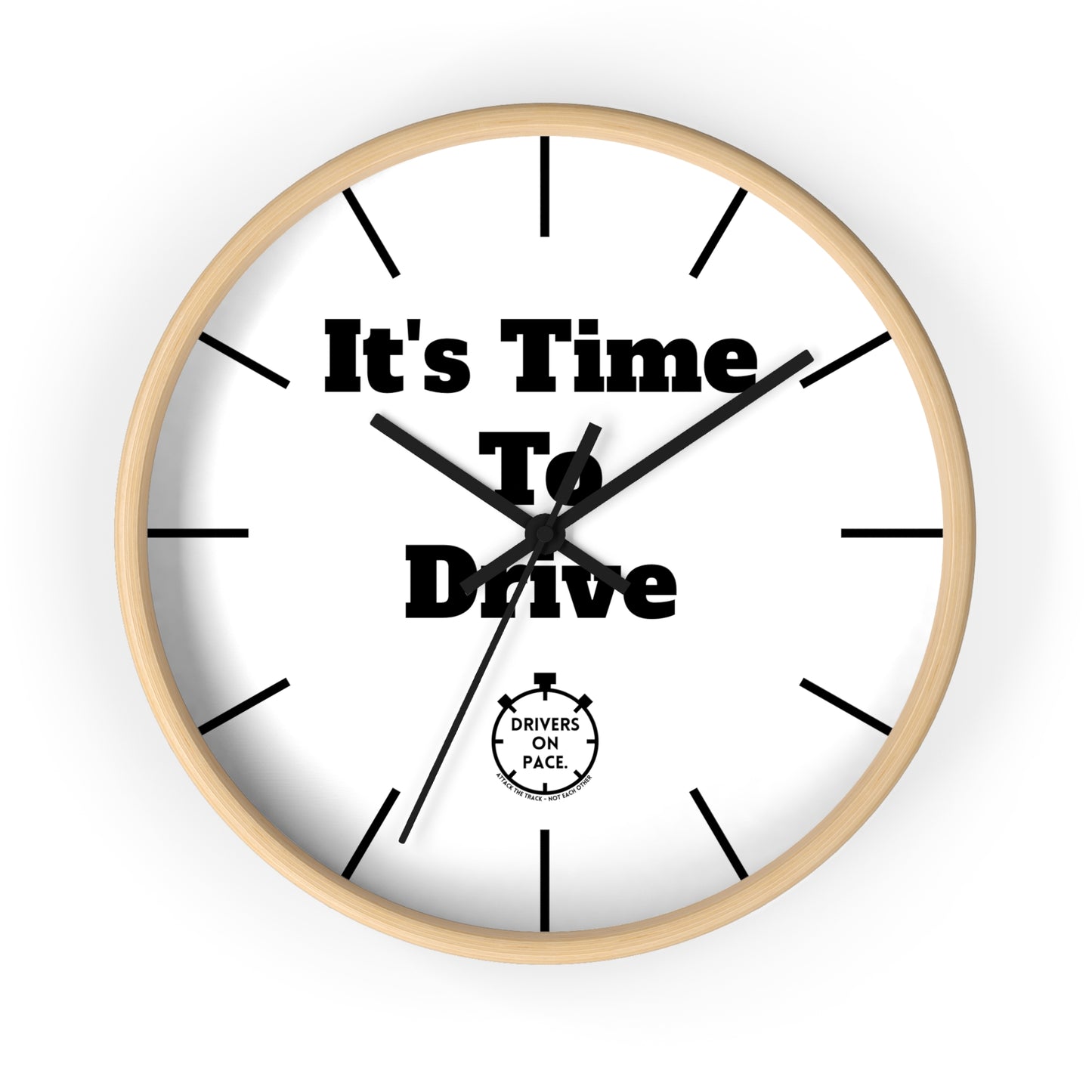 It's Time To Drive Wall Clock