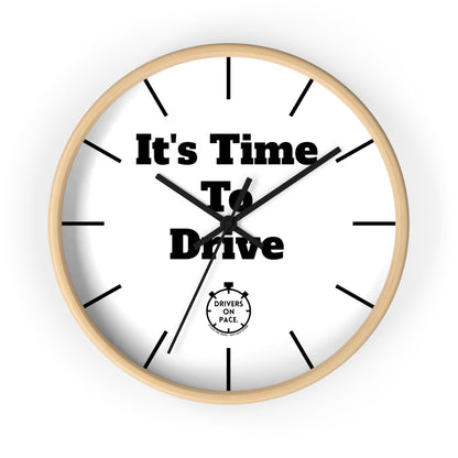 It's Time To Drive Wall Clock