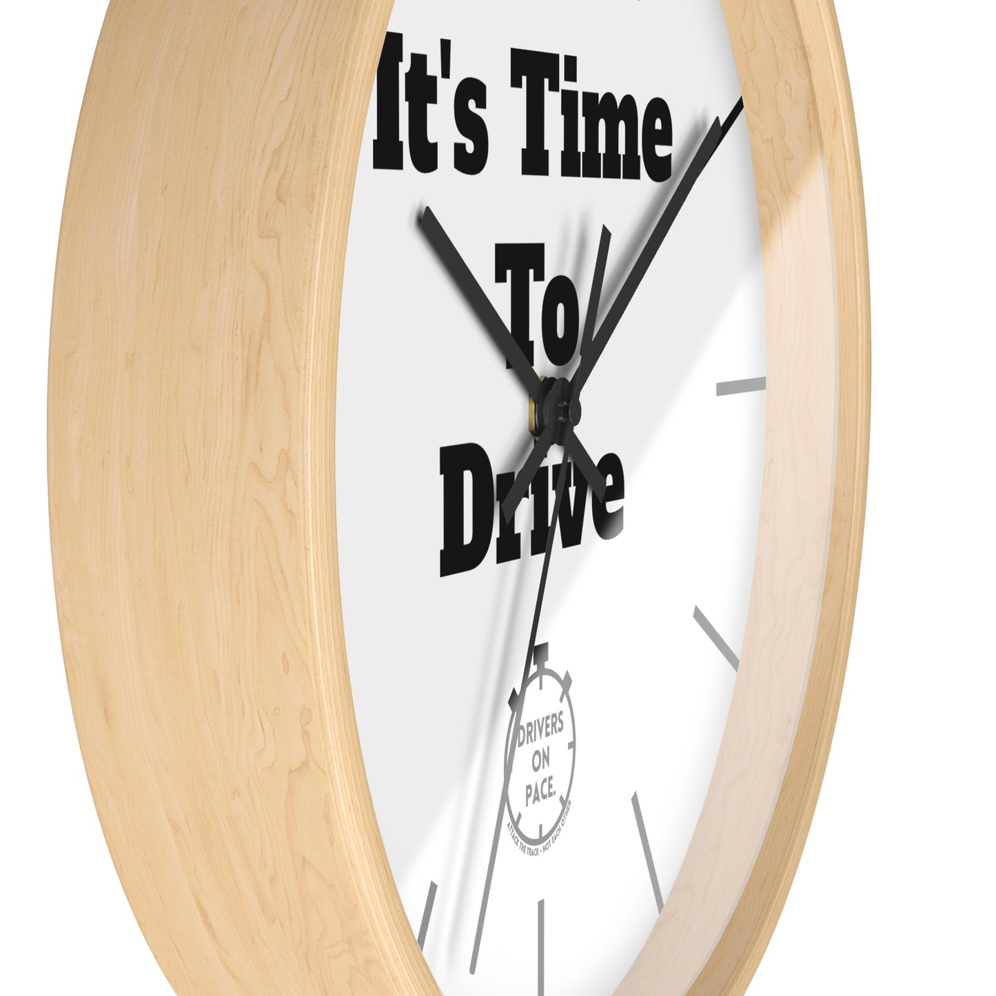 It's Time To Drive Wall Clock